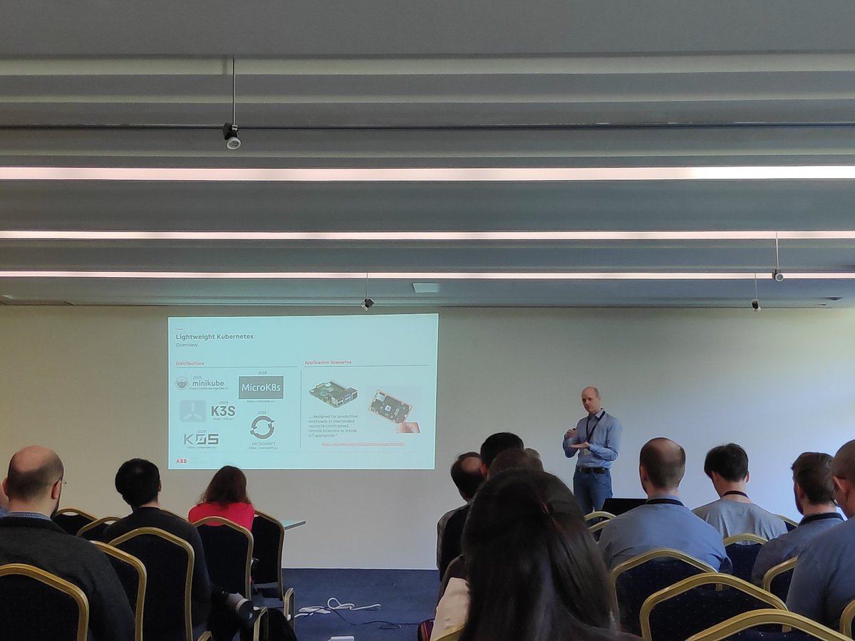 Interesting talk by <a href="/hkoziolek/">Heiko Koziolek</a> at the <a href="/ICPEconf/">ICPE 2025</a> about lightweight Kubernetes solutions #icpe2023 #kubernetes