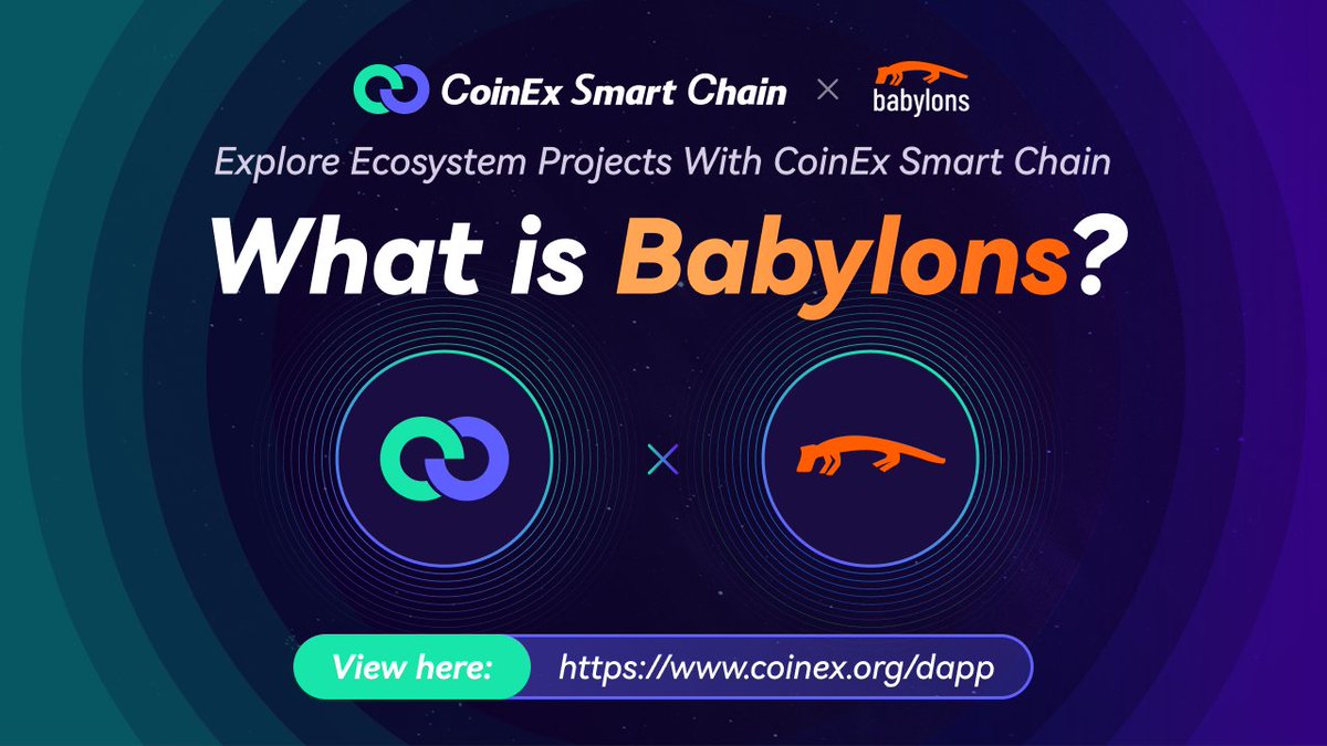 CoinEx_CSC's tweet image. 📢 Explore Projects in #CSC Ecosystem

This week we recommend you @BabylonsNFT 🤩 
Babylons is a premier platform for art and culture enthusiasts to explore, trade, and collect unique and valuable NFTs at ease.

Eplore now 👉 babylons.io

#CoinExSmartChain #NFT