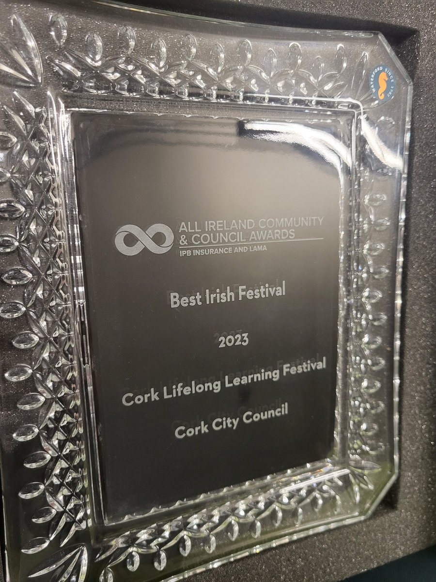 @learning_fest Won 'Best Irish Festival 2023' at the All Ireland Community & Council Awards! 
We are thrilled!! 🤗
#LAMAAwards2023 #corkloveslearning