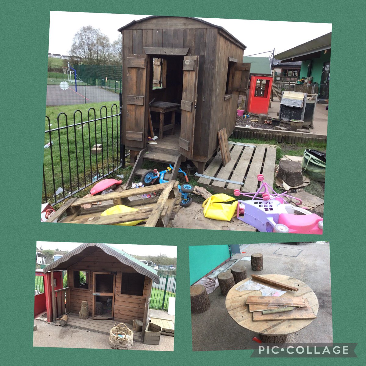 So disappointed to return to our Nursery this morning and our garden was vandalised. Any ideas or support from the community to help stop this would be much appreciated.