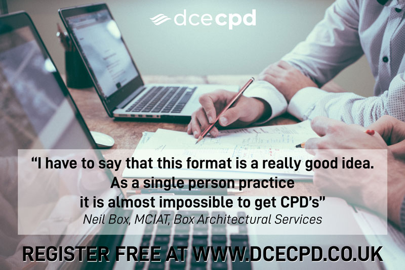 Our FREE Online CPD presentations continue after the Easter break. Another 15 talks this week from leading industry experts.
Register at dcecpd.co.uk
Completely free to register and attend.
#cpd #online #learning #dcecpd #experts #architects #specifiers #contractors
