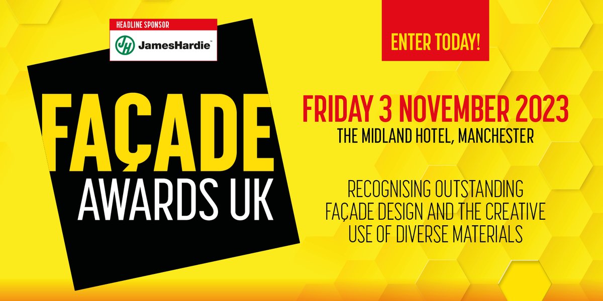 FacadeAwards's tweet photo. ⭐ BEST USE OF A TIMBER CLAD SYSTEM ⭐
Judges will be looking for a timber clad product that has been installed on either a new build or refurbishment project. Sponsored by BTS Facades &amp; Fabrications. Enter now... https://t.co/8OtxfSwWln https://t.co/eifGaGSRx2