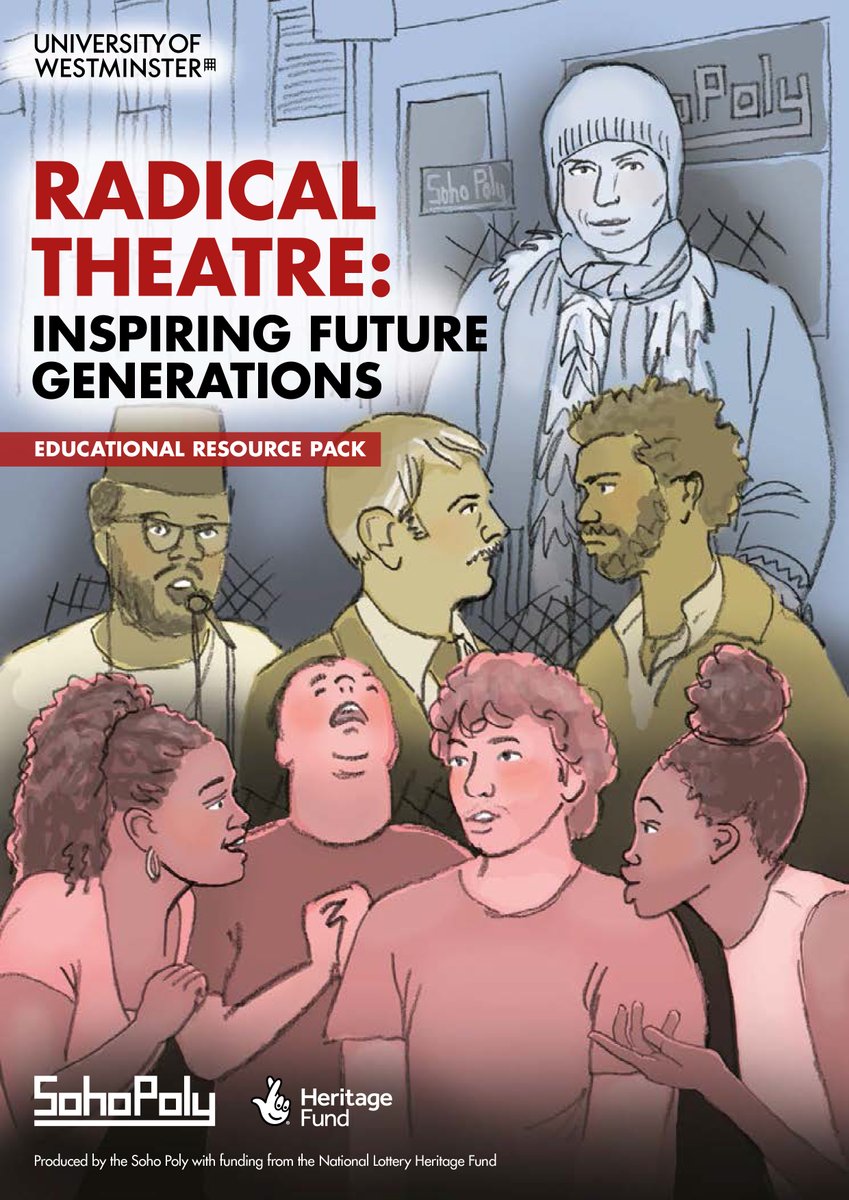 I illustrated a Key Stage 4 education resource pack for University of Westminster's Soho Poly theatre. You can download it on the link & they'd be grateful for feedback.
westminster.ac.uk/research/group…
#theatre #illustration #SohoPoly #KeyStage4 #TheatreStudies #Drama #London