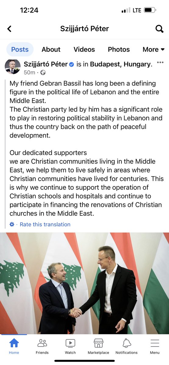 Gebran_Bassil's tweet photo. بيتر هو صديق حقيقي للبنان وللمسيحيين ولي شخصيًاّ. https://t.co/MMBbHktbJl