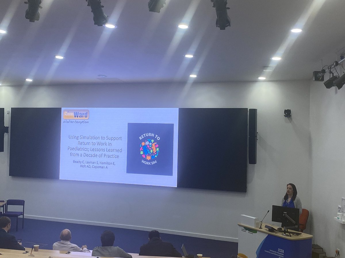 RWT_paedsimed (@rwt_paedsimed) on Twitter photo <a href="/drcatbt/">Cat Williamson</a> at the Midlands Sim Network Showcase taking us through A DECADE of the return to work sim course on <a href="/SimWardWolvo/">SimWardWolverhampton</a>
112 candidates have attended and ALL said it highly relevant, useful and delivered by a supportive team!! Not without a mention of the new UPDATES courseπ <a href="/drcatbt/">Cat Williamson</a> at the Midlands Sim Network Showcase taking us through A DECADE of the return to work sim course on <a href="/SimWardWolvo/">SimWardWolverhampton</a>
112 candidates have attended and ALL said it highly relevant, useful and delivered by a supportive team!! Not without a mention of the new UPDATES courseπ