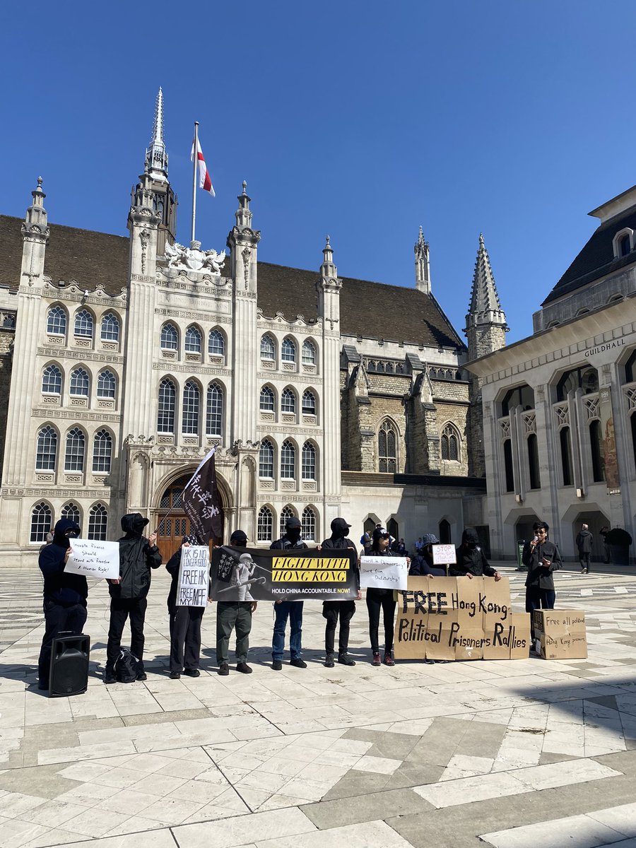 #HongKong's Secretary for Financial Services &amp; the Treasury, Christopher Hui, should not be welcome in the UK ❌