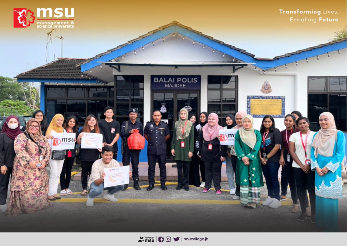 Muafakat Ramadhan 2.0

Bubur lambuk project | Balai Polis Majidee, Johor Bahru

🌺❤
#IhyaRamadan2023 #2Gculture  
#MSUcollege #MSUmalaysia