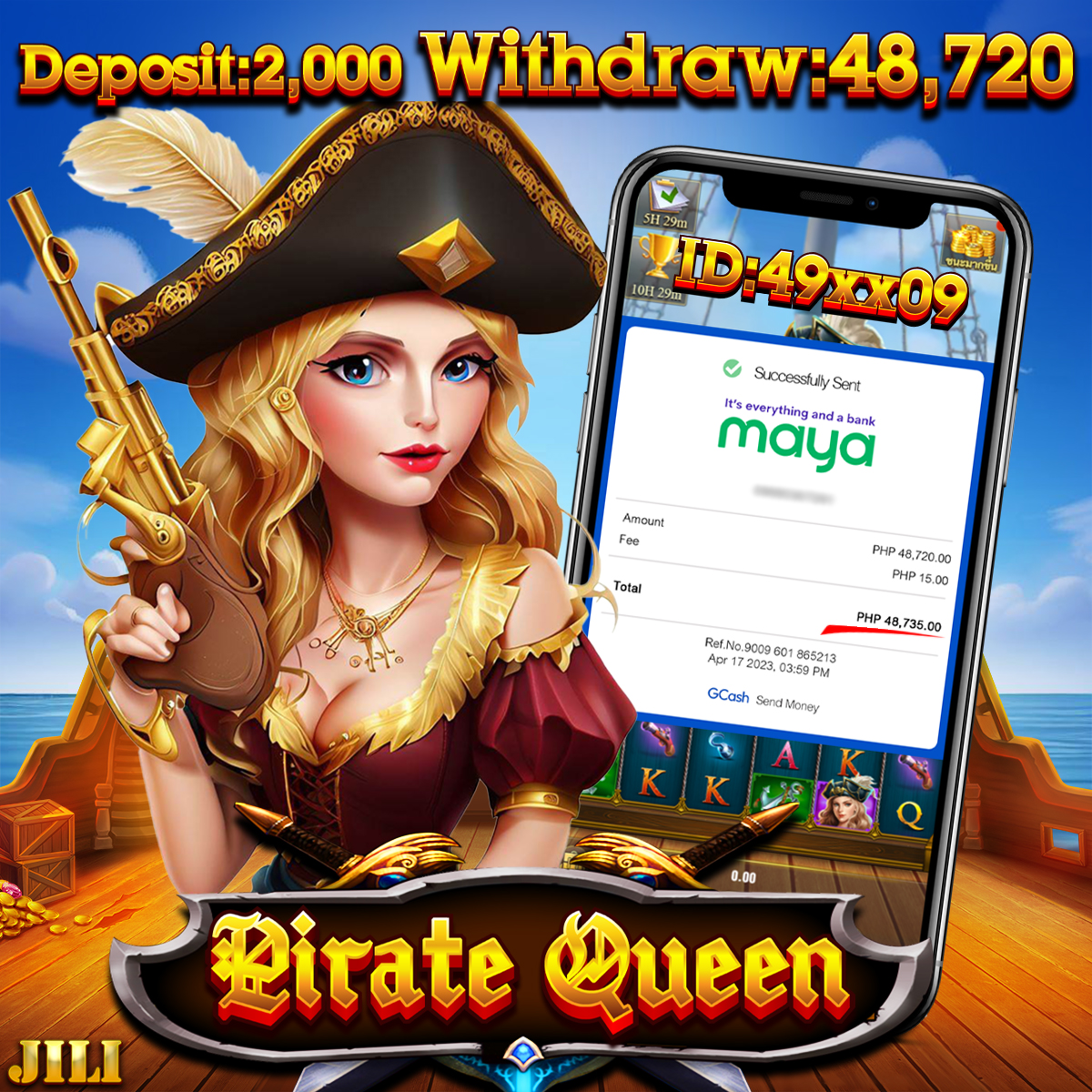 Gf777V2's tweet image. 🎉𝐂𝐨𝐧𝐠𝐫𝐚𝐭𝐮𝐥𝐚𝐭𝐢𝐨𝐧𝐬 𝐭𝐨 𝐨𝐮𝐫 𝐥𝐮𝐜𝐤𝐲 𝐣𝐚𝐜𝐤𝐩𝐨𝐭 𝐰𝐢𝐧𝐧𝐞𝐫, 𝐈𝐃:49𝐱𝐱09🎉

𝑻𝑬𝑳𝑬𝑮𝑹𝑨𝑴 : t.me/gf777vip
𝑹𝑬𝑮𝑰𝑺𝑻𝑬𝑹𝑯𝑬𝑹𝑬 : gfbets.com/downloadchanne…

𝐆𝐨𝐨𝐝 𝐬𝐞𝐫𝐯𝐢𝐜𝐞 𝟕𝐱𝟐𝟒 𝐡𝐫𝐬.⏰

#onlinebaccarat #tongits #tongitsgo