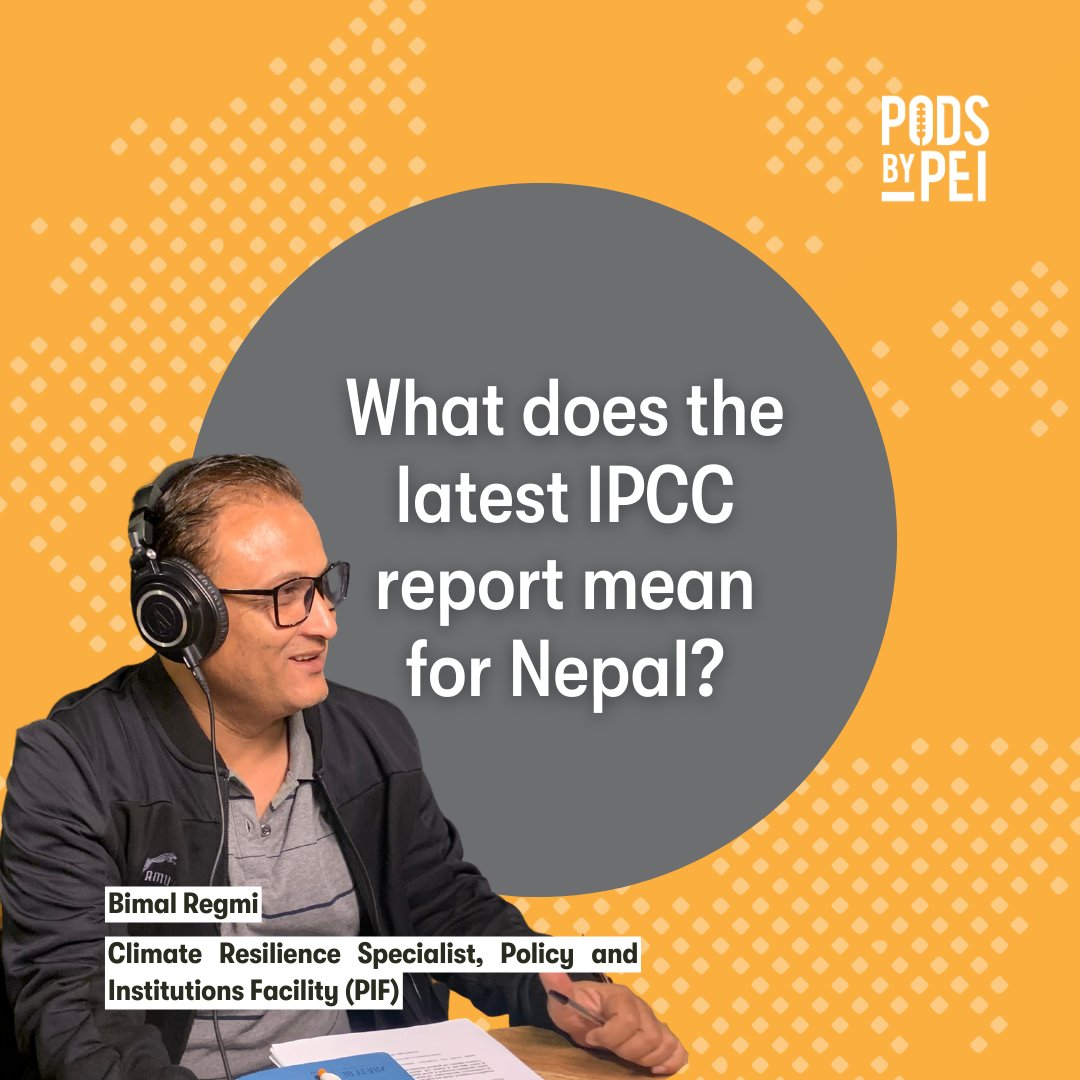 Join us in our latest podcast episode as we dive deep into the recently published IPCC Sixth Assessment Report and its implications for Nepal! With <a href="/iamsaurablama/">Saurab Lama</a> &amp; <a href="/bimalrajregmi/">bimalrocks</a> : t.ly/XBOS
