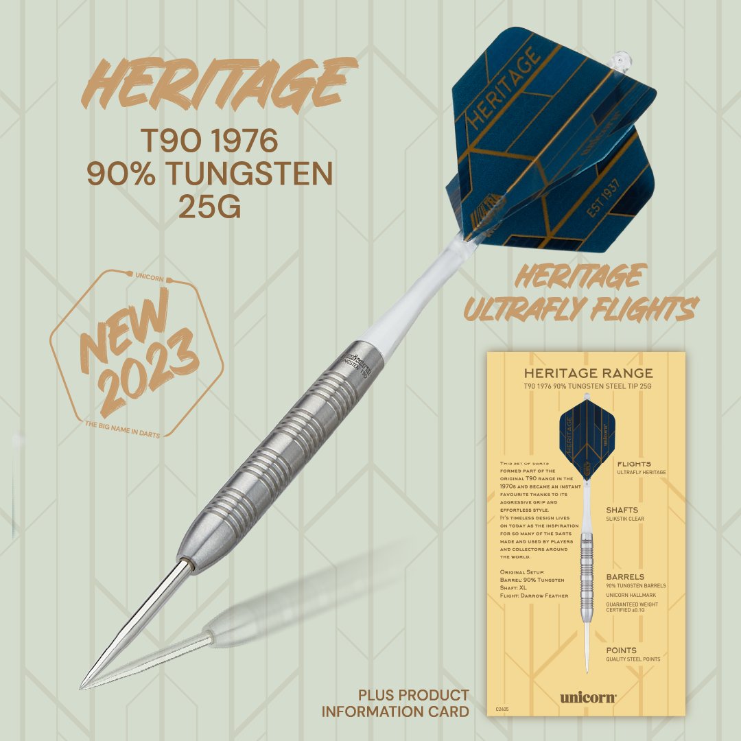 Unicorn Darts on Twitter "🟠 Heritage range 🟠 New for 2023! The Unicorn