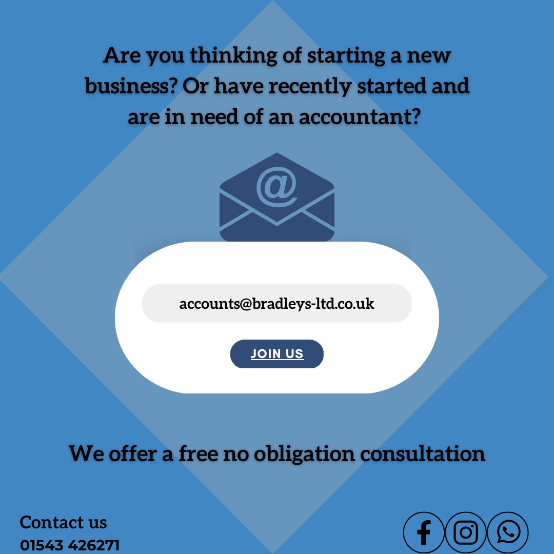 Give our office a call on 01543 426271 or email accounts@bradleys-ltd.co.uk to book your free consultation now. #tax #selfemployed #accounting