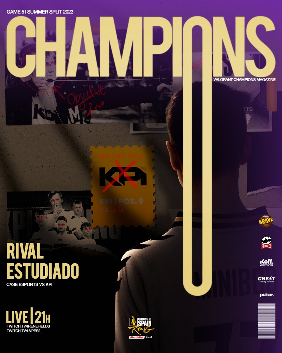 CaseEsports's tweet photo. ๐ SORRY NOT SORRY ๐
Lo sentimos KPI pero hoy el Rey๐ os llevarรก a lo mรกs profundo del foso.
๐ | 21.00 h
๐ | @KPI_Gaming
Bienvenidos a la quinta batalla de la #VALORANTRising x MediaMarkt Intel๐ฅ
#GoCase๐ #CaseValorant https://t.co/79aFJMIeob