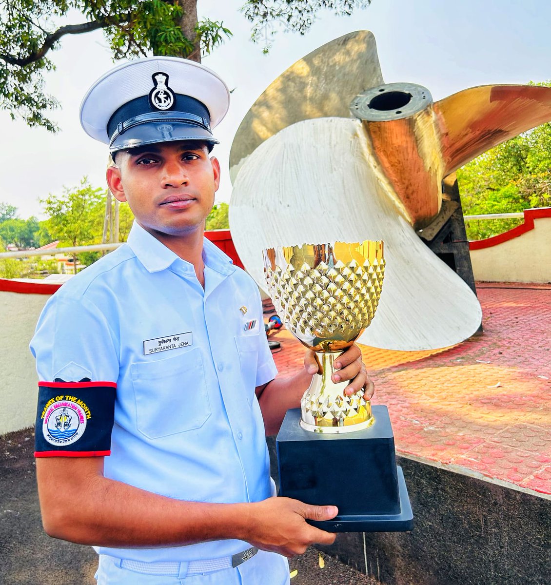 IN_INSShivaji's tweet photo. Congratulations Suryakant Jena, LME for being named Trainee of the Month for March '23
Your all round performance in Academics, sports and discipline is worth emulating.
Keep up the great work!
#harkaamdeshkenaam
#Do_your_duty_Do_it_right
#strongnavy
@IN_HQSNC
@PRODefPune https://t.co/dwWJvdyVXl