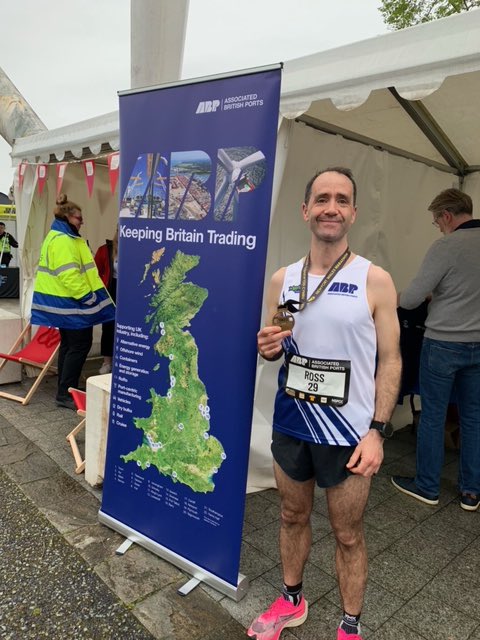 rosscb6's tweet photo. Still smiling after a 2:57 marathon performance at @NewportWales262 and flying the flag for team @ABP_WSSP and @abports21 always a great event!! Think I’m the fastest coxswain in South Wales https://t.co/8PSn9ApwwF