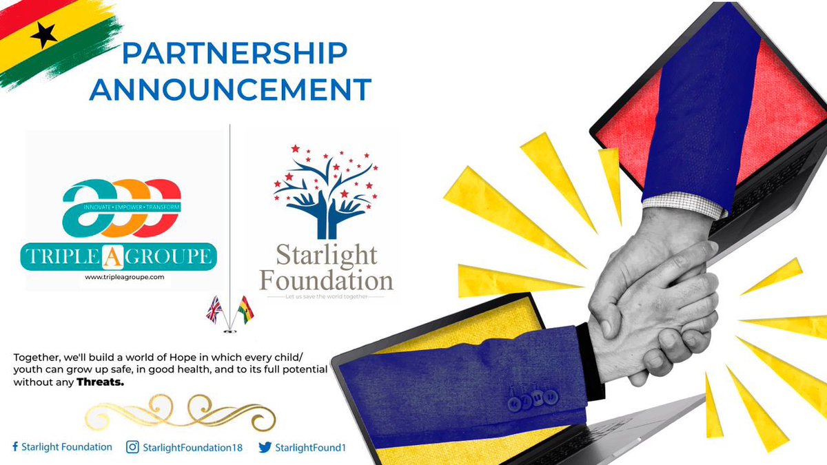 StarlightFound1's tweet image. Together, we can make a meaningful difference in the lives of street-connected children and their communities.

Read more about Triple A Groupe here: tripleagroupe.com

#StarlightFoundation #TripleAGroupe #WeAreCommitted  #Partnership #RealImpact #IncreasingImpact