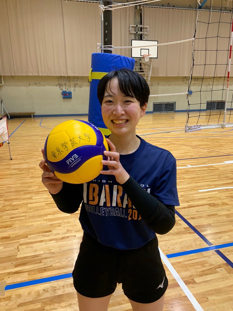 こんばんは🌛 東京学芸大学女子バレー部です 先日、新入生の｢せい｣が