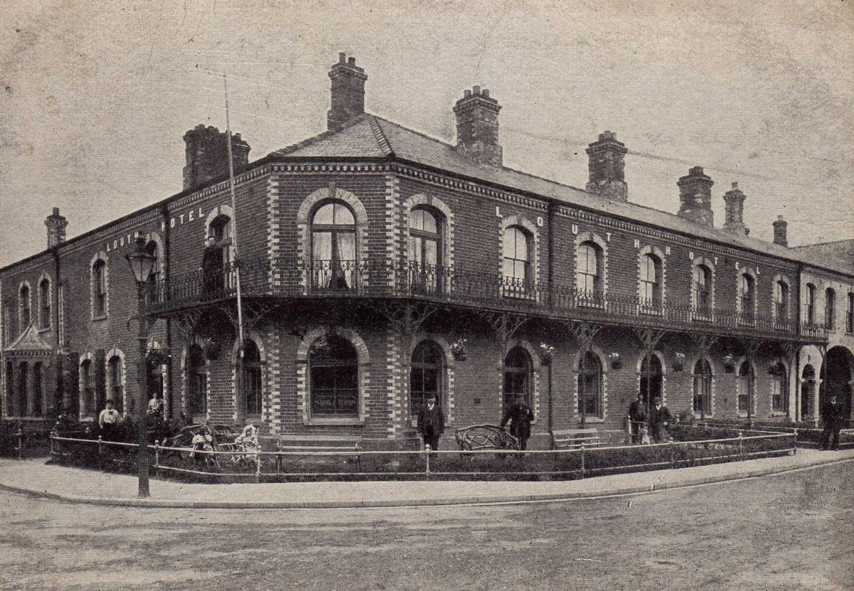 #Mablethorpe has several historic hotels. The Louth Hotel was built after the arrival of the Railway in 1878 to provide accommodation close to the station.