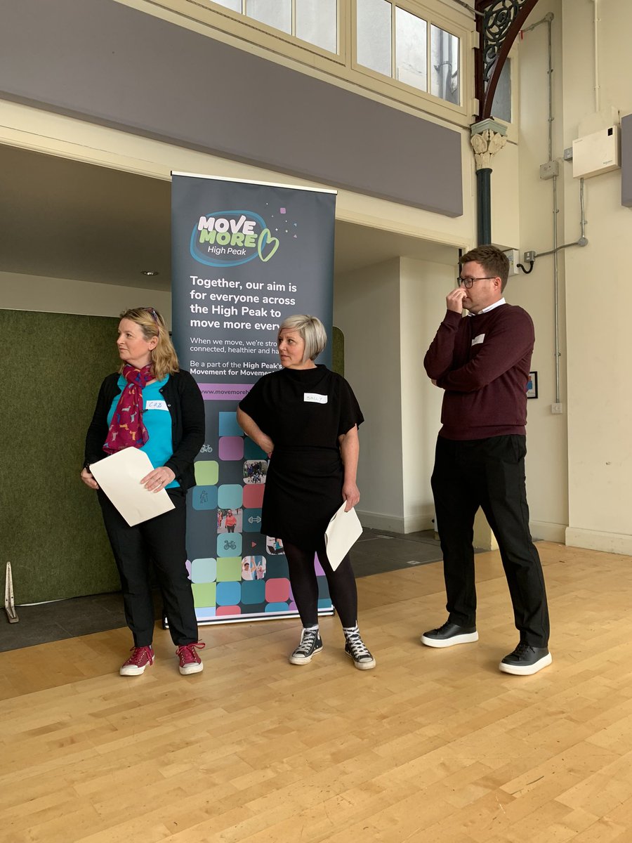 hayleylever's tweet photo. Brilliant to support the #MoveMoreHighPeak event this morning. Sharing learning from @GmMoving and catching up with brilliant colleagues past and present @ActiveDerbys https://t.co/ubaNGLLhwS