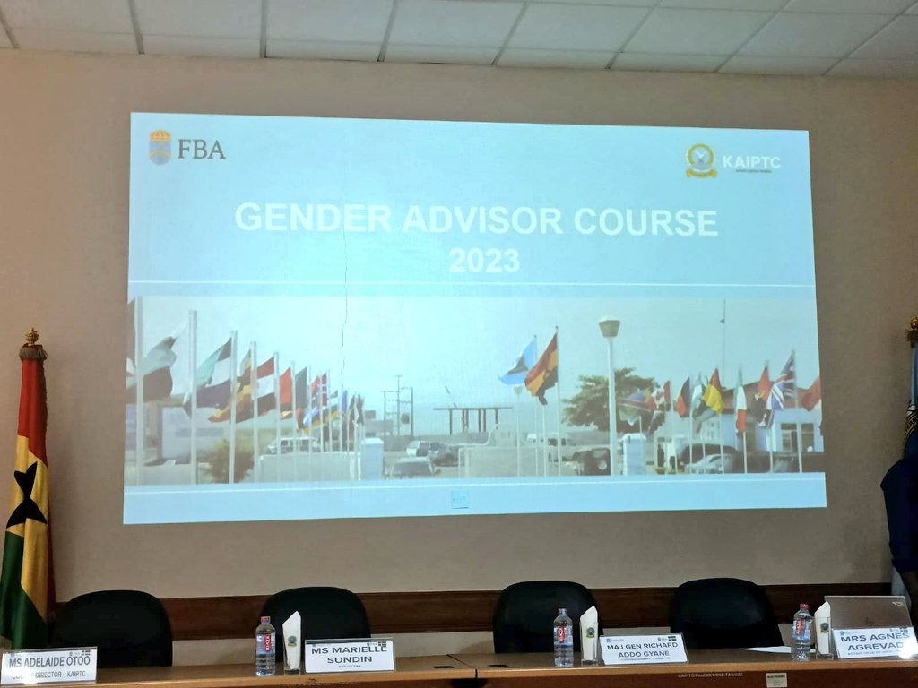 IGAD_CEPCVE's tweet photo. The @_ICEPCVE is taking part in the 'Gender Advisor Course 2023' organized by the Women Peace and Security Institute @wpsi_kaiptc of the Kofi Annan International Peacekeeping Training Centre @KaiptcGh in partnership with the Folke Bernadotte Academy @FBAFolke #Gender4PCVE https://t.co/jlhn8i2M5B