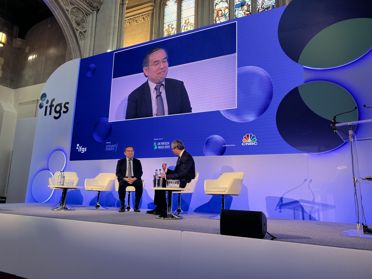 Today at #IFGS - Christopher Hui, Secretary for Financial Services and the Treasury of Hong Kong talking about HK regulatory approach to virtual assets mentioned the regime is holistic, followed by “same risk, same regulation” - sounds similar to what the FCA in the UK is saying.