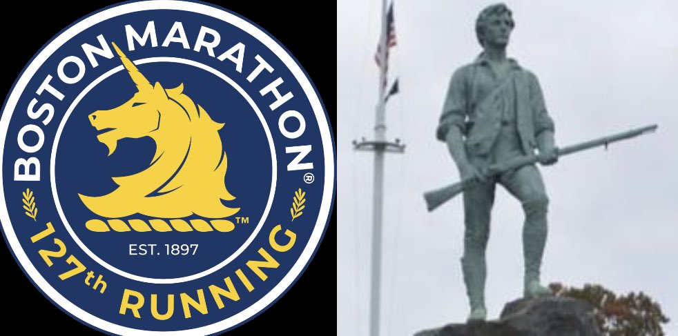 WatchBakery's tweet image. Happy Patriots Day and best of luck to all those running in the Boston Marathon today! #cisforcookie #shotheardroundtheworld #bostonstrong