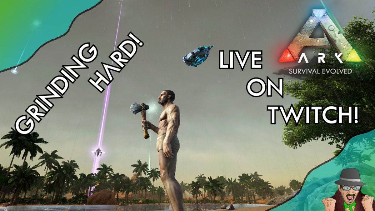 Touchyourknees's tweet photo. The Grind Is Real!! @survivetheark OG The Island Map! With a twist.....Live on @Twitch
:D https://t.co/NttwkLcFDp https://t.co/SccaMpDAzz