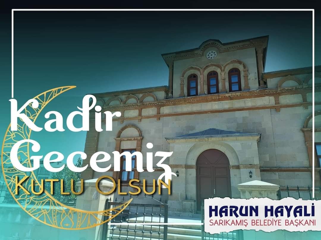 Kuran'da Kadir Gecesi için "Leyletül  Kadri hayrun min elfi  şehrin'' Kadir Gecesi bin aydan hayırlı bir gecedir diye buyruluyor. Bu güzel ve kıymetli gecelerin feyzi üzerinize, rahmeti geçmişinize, bereketi evinize, sıcaklığı yuvanıza dolsun.