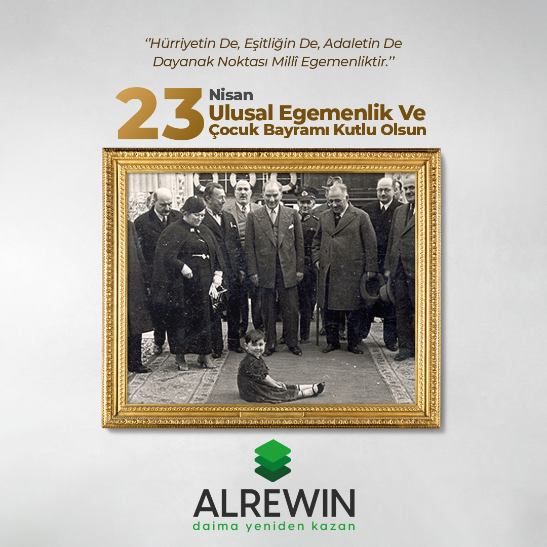 alrewintr's tweet photo. Bizlere ulusal egemenliğin önemini hatırlatan, Ata’mızdan çocuklarımıza armağan edilmiş bu özel günün sevincini paylaşıyoruz. Gazi Mustafa Kemal Atatürk ve silah arkadaşlarını saygı ve minnetle anıyor, 23 Nisan Ulusal Egemenlik Ve Çocuk Bayramı’nı kutluyoruz. https://t.co/CGTQJKDMPS
