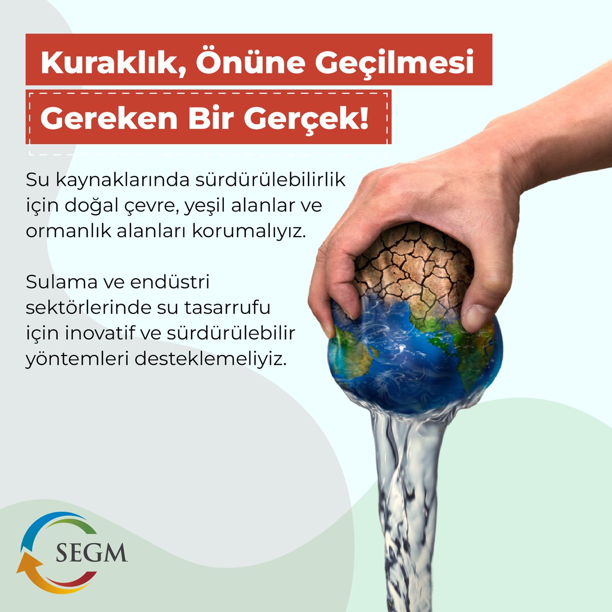 dernek_segm's tweet image. Türkiye’de son aylardaki yağışların azlığı ve barajlarda su doluluk oranlarının gün geçtikçe düşmesi, kuraklık riskinin ciddiyetini ortaya koyuyor.
 
Meteorolojinin yayınladığı haritalarda ülke geneli renklerin kuraklığın rengi olan siyaha doğru dönüştüğü görülmekte.
#SEGM