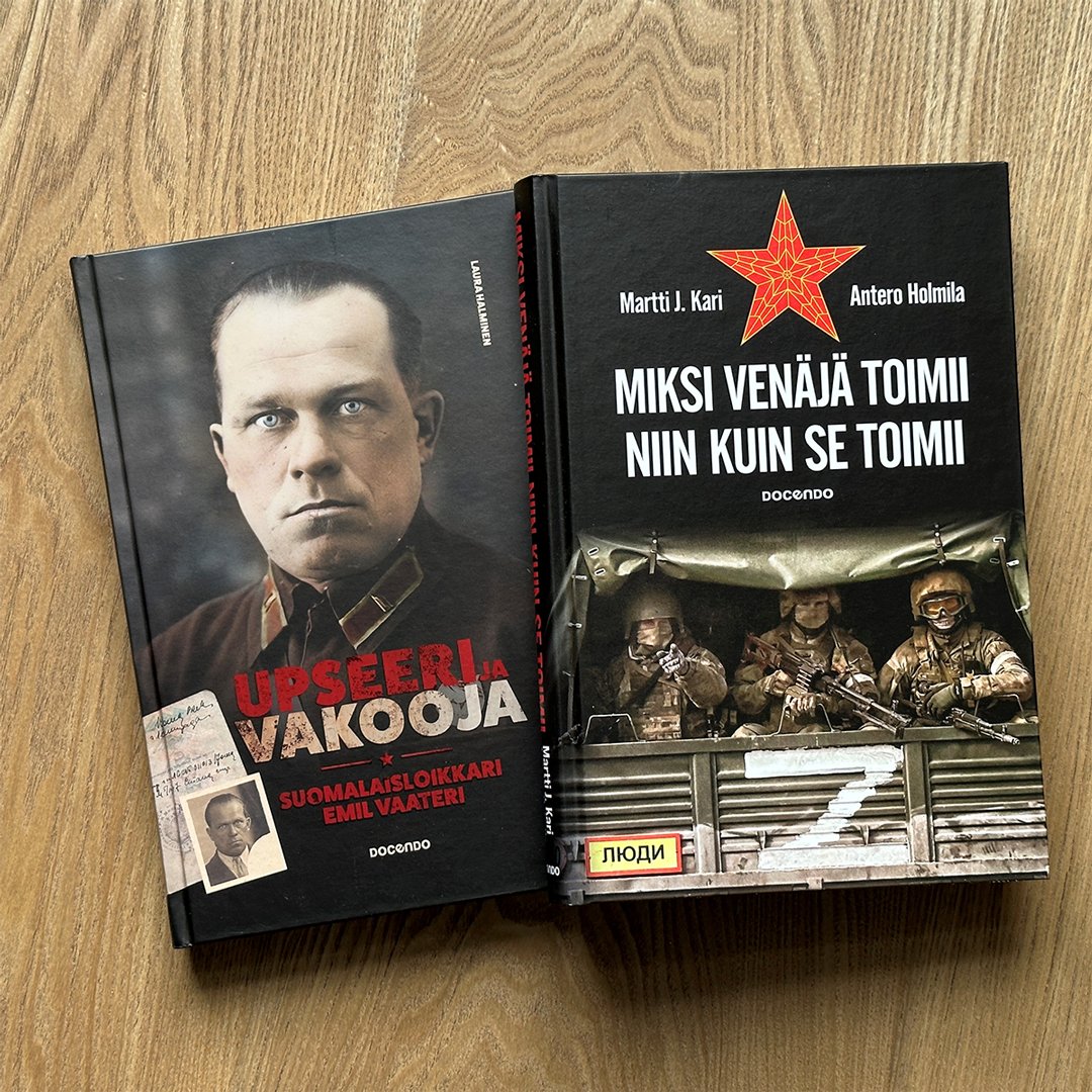 DocendonKirjat's tweet photo. "Neuvostoliitto oli mestari jättämään kuolleet sotilaansa niille sijoilleen. Puna-armeijalle sotilas oli tykinruokaa ja kuolleena arvoton." Tämä toistuu tänäkin päivänä Ukrainan rintamilla. - Verkkouutiset

Näitä Suomi lukee ja kuuntelee!
@laurahuu Upseeri ja vakooja
@maraj60 @aholmila 
Miksi Venäjä toimii niin kuin se toimii

➡️https://t.co/RtTAOVarLC