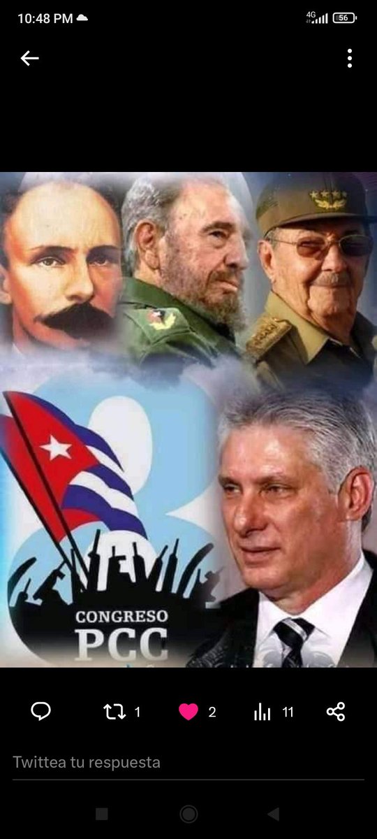 Con CUBA no podrán jamás porq tenemos algo genuino y es el liderazgo y ejemplaridad moral y ética de nuestros líderes Esa fuerza es invencible #AbrilDeVictorias #CubaPorLaVida #SomosContinuidad <a href="/cubacooperaven/">Brigada Médica Cubana en Venezuela</a> <a href="/medica_monagas/">Misión Médica Cubana en Monagas</a> <a href="/japortalmiranda/">José Angel Portal Miranda</a>