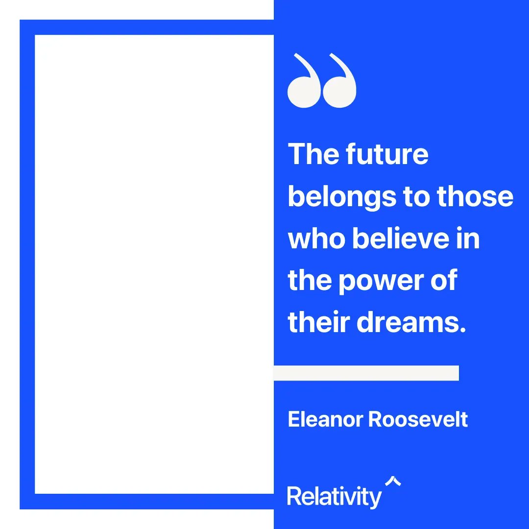 relativitytech's tweet image. Your dreams are the key to unlocking your potential and achieving success. Believe in the power of your dreams and take action to make them a reality! Need help getting there? Relativity can help.