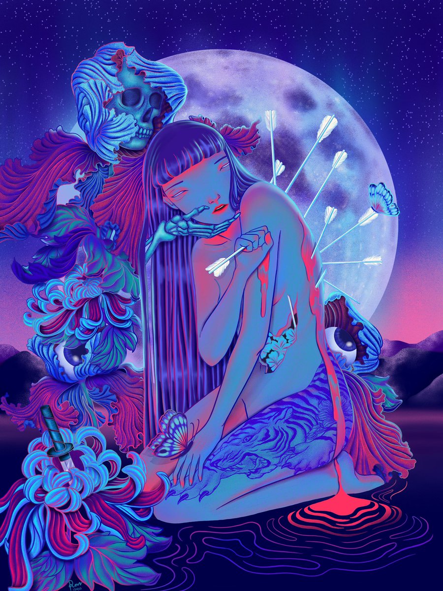 rensiardinta's tweet image. Gw with new drop!
“Planet of The Resilience” 
is a part of “The Planet of Us” @ArtgumiDAO WORLD on @foundation 🐯
Details below