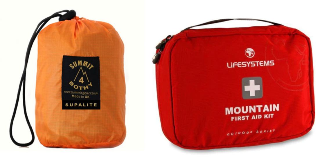 Vital hunter-gatherer safety equipment! Two Supalite four person Bothy shelters, and two Mountain First Aid kits ... ordered ready for the upcoming Cairngorm sub group outings. Many thanks to @Scotmid Community Fund who gave us £150 towards the cost of this important safety kit