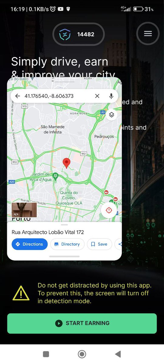 AlirezaGhods2's tweet photo. Drive&amp; Android users can easily use @googlemaps and @waze in parallel using picture-in-picture and Split Screen 🚗🗺️🤳 Our goal is to make Drive&amp; more than just an earning app and bring as much utility to the drivers as possible! https://t.co/N5qGNiONE6