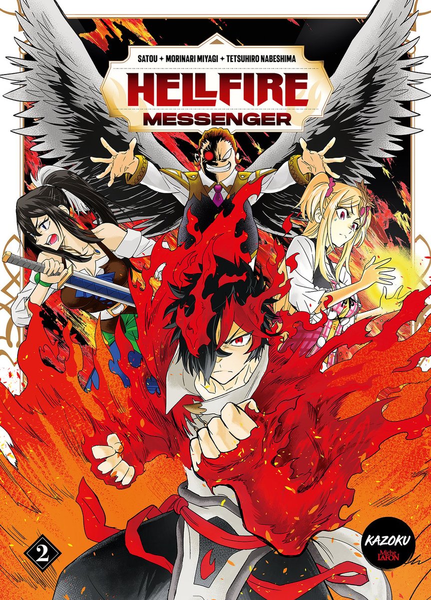 BackToTheGEEK's tweet photo. Hellfire Messenger continue dans sa lancée avec ce second tome presque aussi bon que le premier ! @kazoku_sikku 

https://t.co/H38vR0Q4ED

#manga #mangaoftheday #Mangadujour #hellfiremessenger #kazoku #lecturedujour #lecture #lectureaddict #bookblogger https://t.co/zTfpRM9Taf