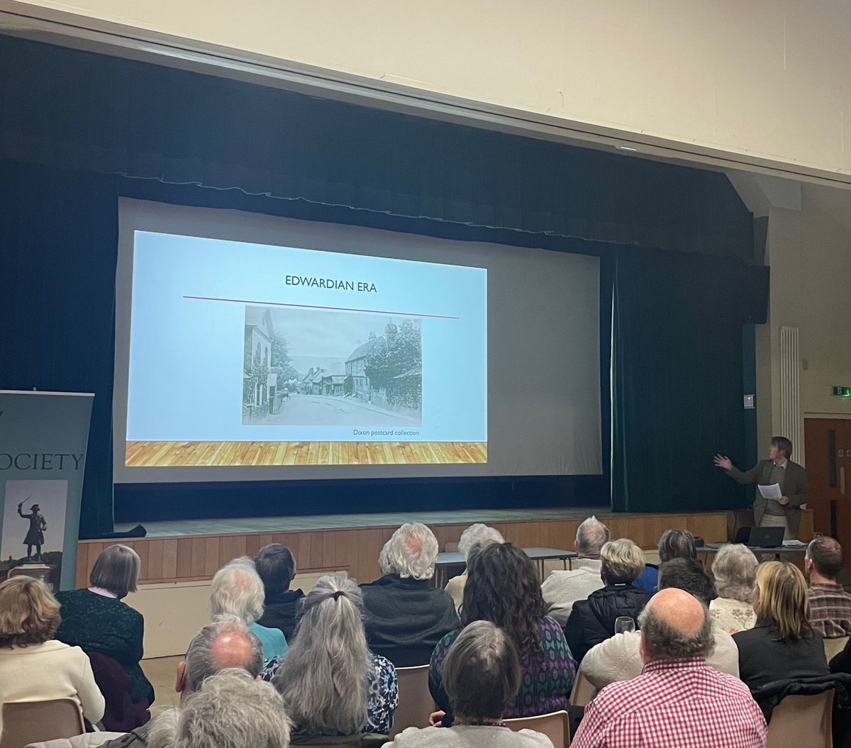 It was a great pleasure to speak at Westerham Hall, Kent, about the history of a cottage in the nearby village of Limpsfield last week. I explained how I have been able to trace the house and the land on which it was built from the fifteenth century to the present.

#househistory