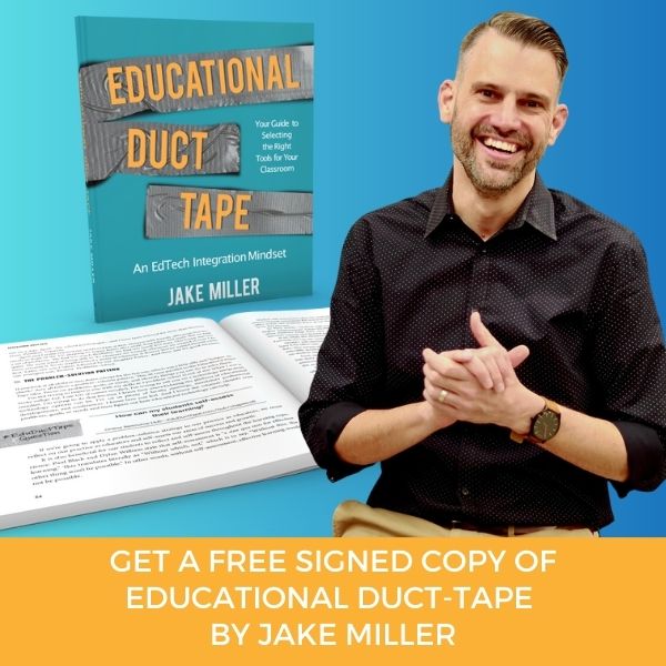 We've teamed up with Jake Miller, check out VIZOR and get a FREE signed copy of Educational Duct Tape 

👉Check out vizor.cloud/jake 

@JakeMillerTech #EduDuctTape #EdTech