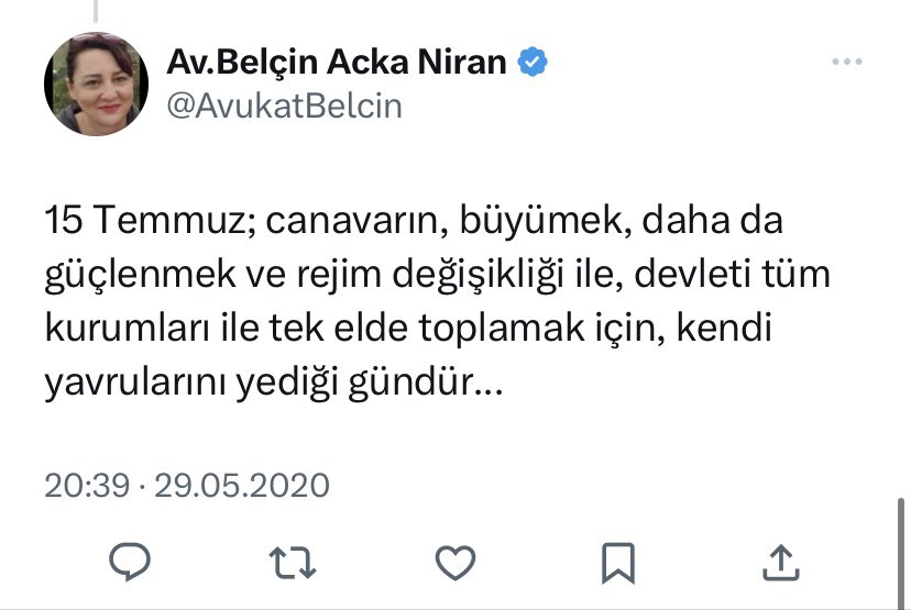 crkml's tweet photo. ❗️RÖPORTAJ BAŞLIYOR❗️

1️⃣ Hoşgeldiniz Belçin hanım.
@AvukatBelcin 

Dilerseniz okuyucularımızı fazla merakta bırakmadan size ilk sorumu sormak istiyorum.

Kamuoyunda “FETÖCÜ Kalkışma” olarak bilinen 15 Temmuz’u tek cümleyle nasıl özetlersiniz? https://t.co/faLeApsxxw