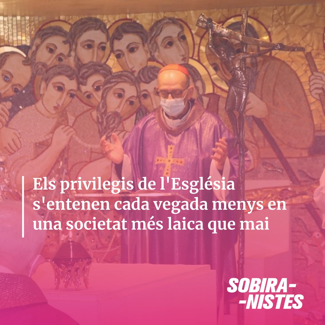 🤦‍♀️I mentrestant, tot i que la recaptació de la casella de l'Església es redueix, els màxims beneficiaris de la casella de fins socials també són ens de l'Església.

👉En una societat que avança cap al laïcisme, els privilegis cada vegada s'entenen menys.

naciodigital.cat/noticia/255297…