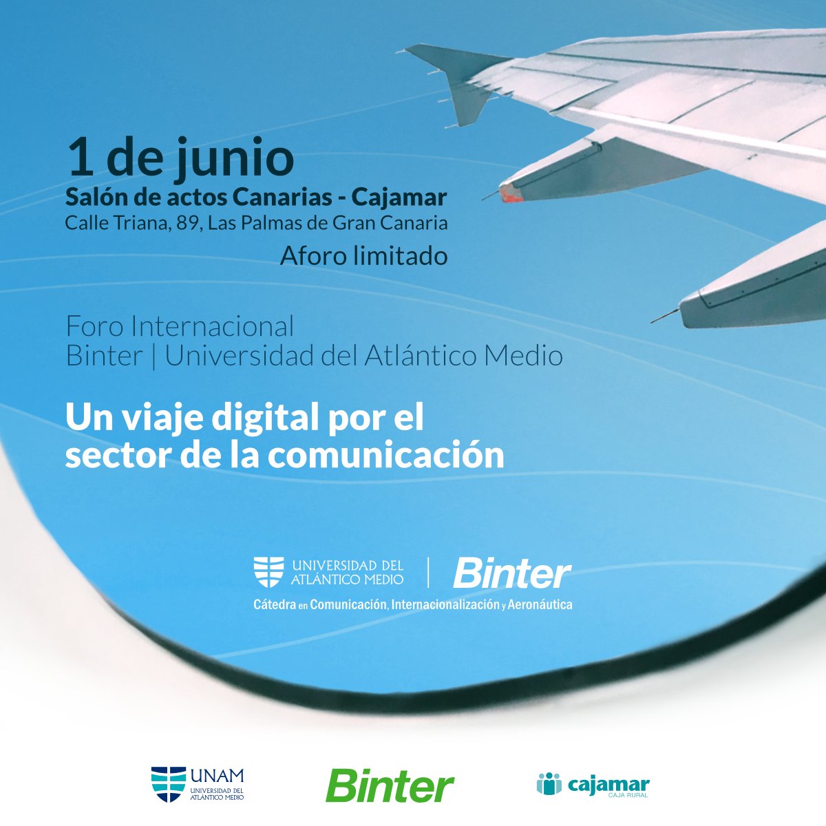 atlanticomedio's tweet photo. Nace el primer Foro Internacional ‘Un viaje digital por el sector de la comunicación’, el mayor evento de tecnología y comunicación de Canarias. 

Creado por @atlanticomedio y @BinterCanarias, está dirigido a profesionales y público general. 

Inscríbete👉 https://t.co/amcRTXXTPL https://t.co/m7QNE7MnSI