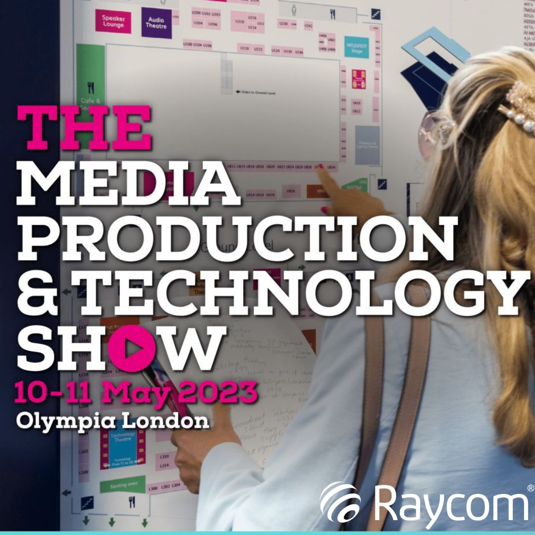 RaycomUK's tweet photo. 🎪 We are incredibly excited to be exhibiting at @mediaprodshow in London, from 10th-11th May.
Make sure you register to keep updated via the website:
👉 https://t.co/o0Z0RSFOl3
#raycom #show #mediaproductionandtechnologyshow #sound https://t.co/eX0pZFyySn