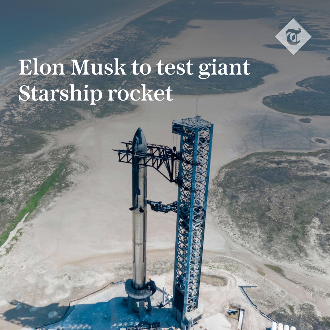 The Telegraph on Twitter "🚀 Elon Musk is readying a test flight of the