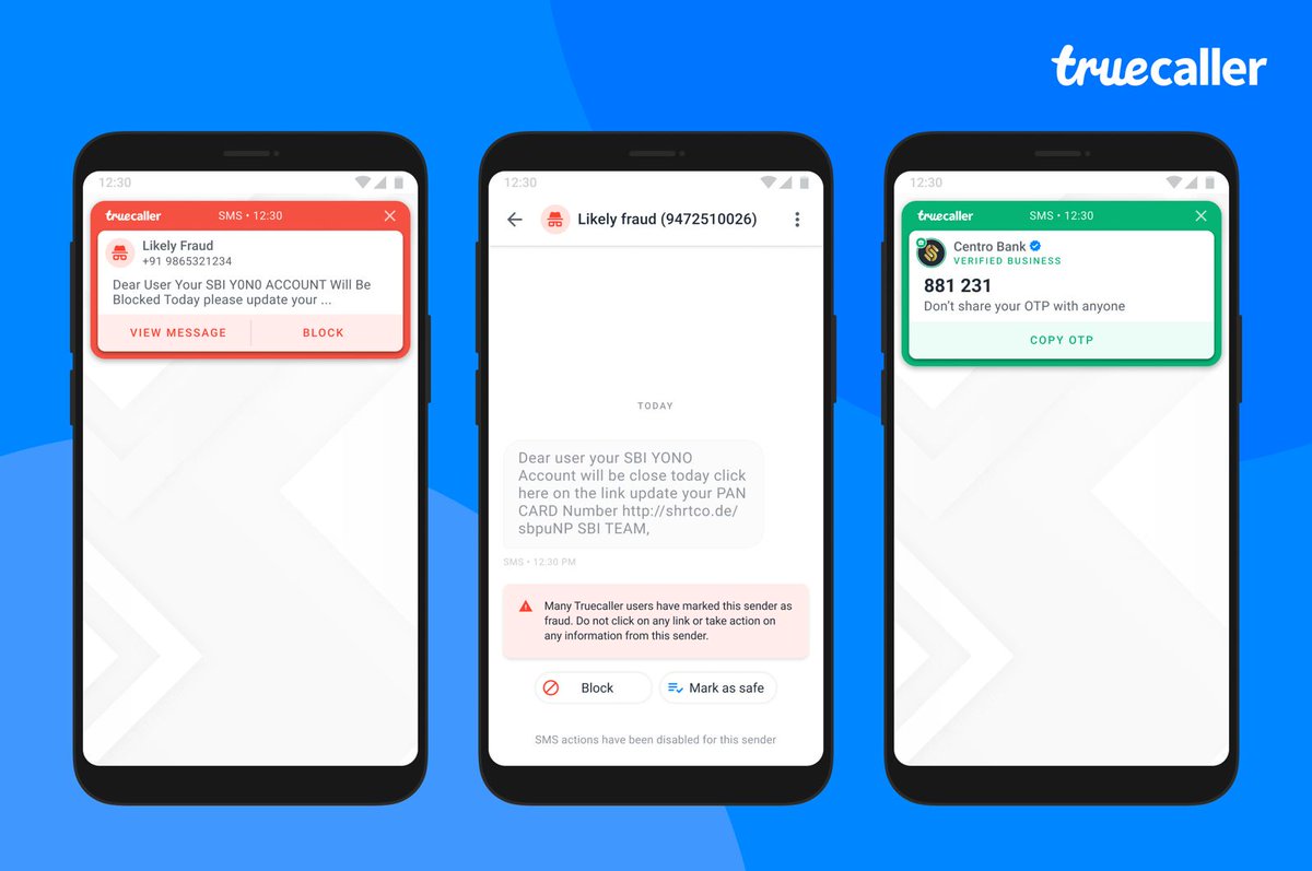 Now stay ahead of scammers, Truecaller introduces fraud protection to fight against increasing scams #truecallerhelps #bestfeature #musttry #technologyForAll @Truecaller