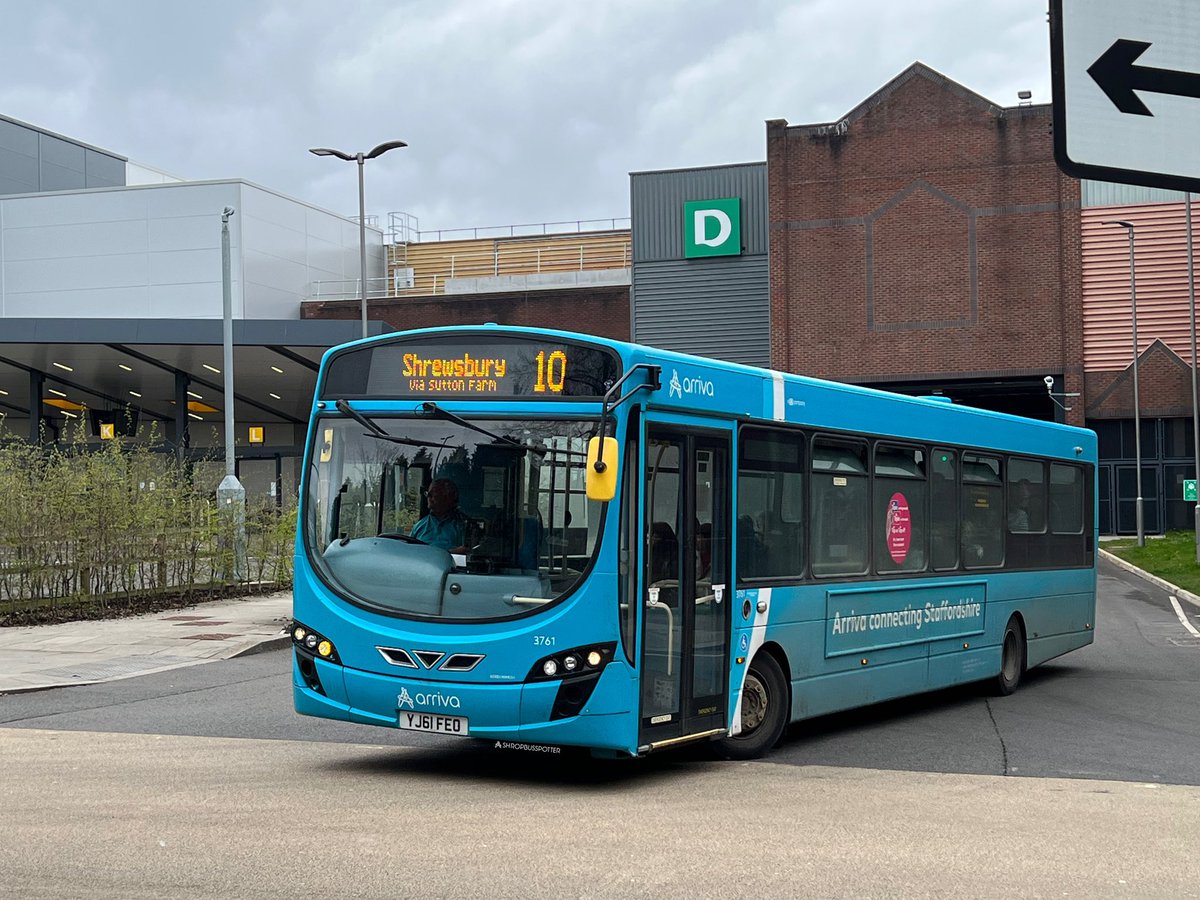 Shropshire Bus Spotter on Twitter "Arriva Midlands Oswestry VDL SB200