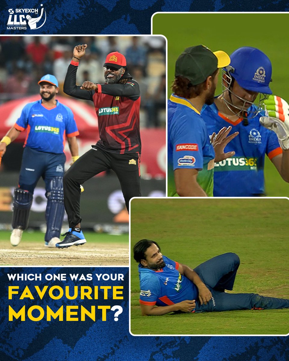 llct20's tweet image. Legends Captured in Action! 📸

Which one stole your heart? 🤔

Share your fave below! 👇

#LegendsLeagueCricket #LLCMasters 
#LLCT20 #YahanSabBossHain