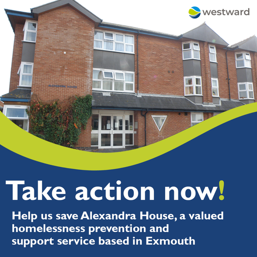 WestwardComms's tweet photo. 🚨 Closing date: Wednesday 19th April

Our Exmouth-based #supportservice for those at risk of #homelessness is under threat.  You can help! 

Share your views with the council and let them know that this vital service is still very much required ➡ https://t.co/dFjKW1iI3E https://t.co/asrZCv500V