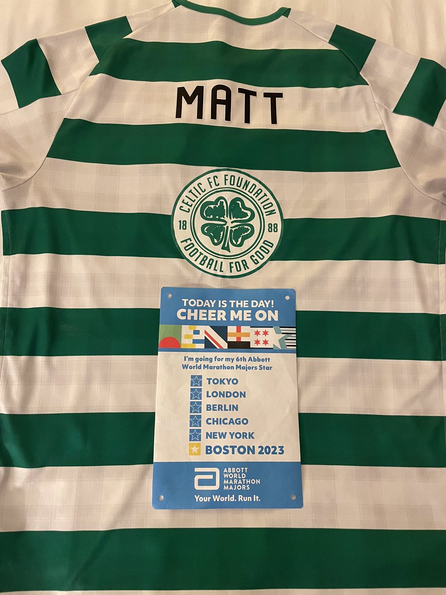 This is the day! Four hours to go until showtime, so that will be around 4pm back home. Apparently, we get bussed out of Boston to a town an hour away then told to run home! Bordering on cruelty.

I woke up to see our total has risen so thank you for your incredible support. 🍀⭐️
