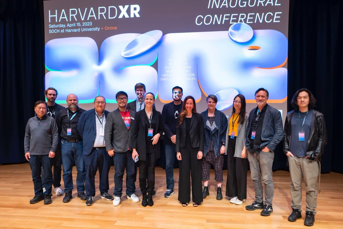 The @harvardxr conference was a big success. Congratulations to their team and all the speakers for a wonderful day of insights, innovation and inspiration! Excited for next year!