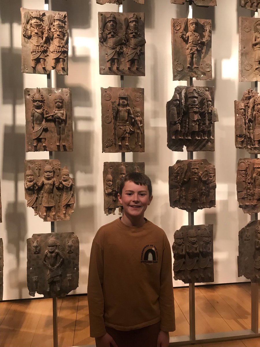 It is great to see one of our Year 5 pupils taking the time to visit the Benin Bronze exhibition at the British Museum this Easter holiday to see these intricate sculptures up close.
#Britishmuseum #Beninbronzes